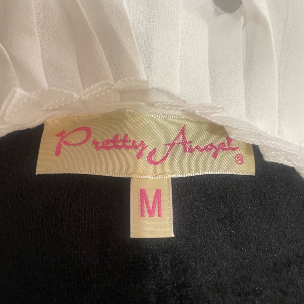 New Pretty Angel White Baby doll dress, Tunic,Open shoulder,Ruffle,Medium - Picture 8 of 10